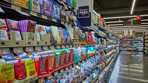 Giant Riverwalk 'Gluten Free' Shelf Talker